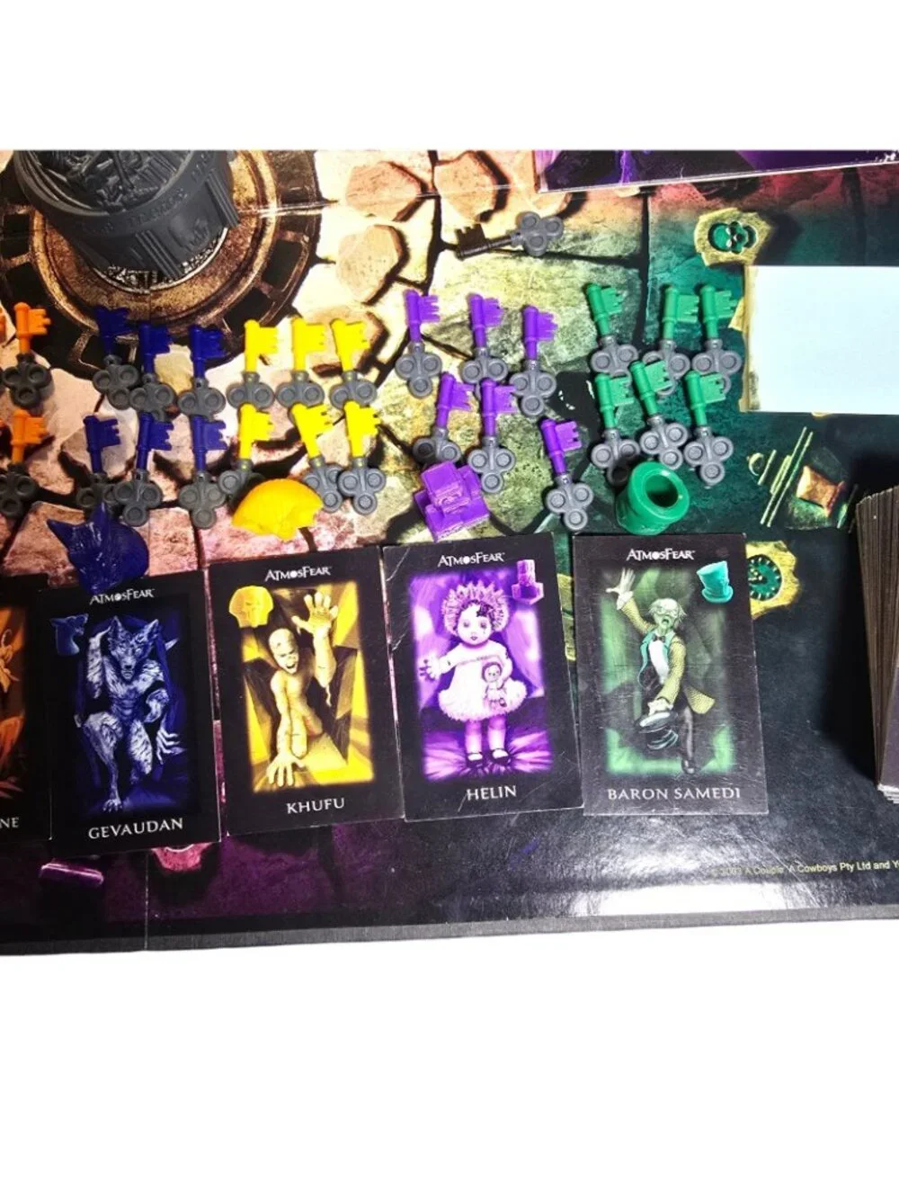 2004 Pressman AtmosFear The Gatekeeper DVD Board Game 100% COMPLETE